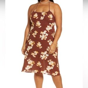 Women’s Midi Dress, Halter Top, BP, Large, NWT